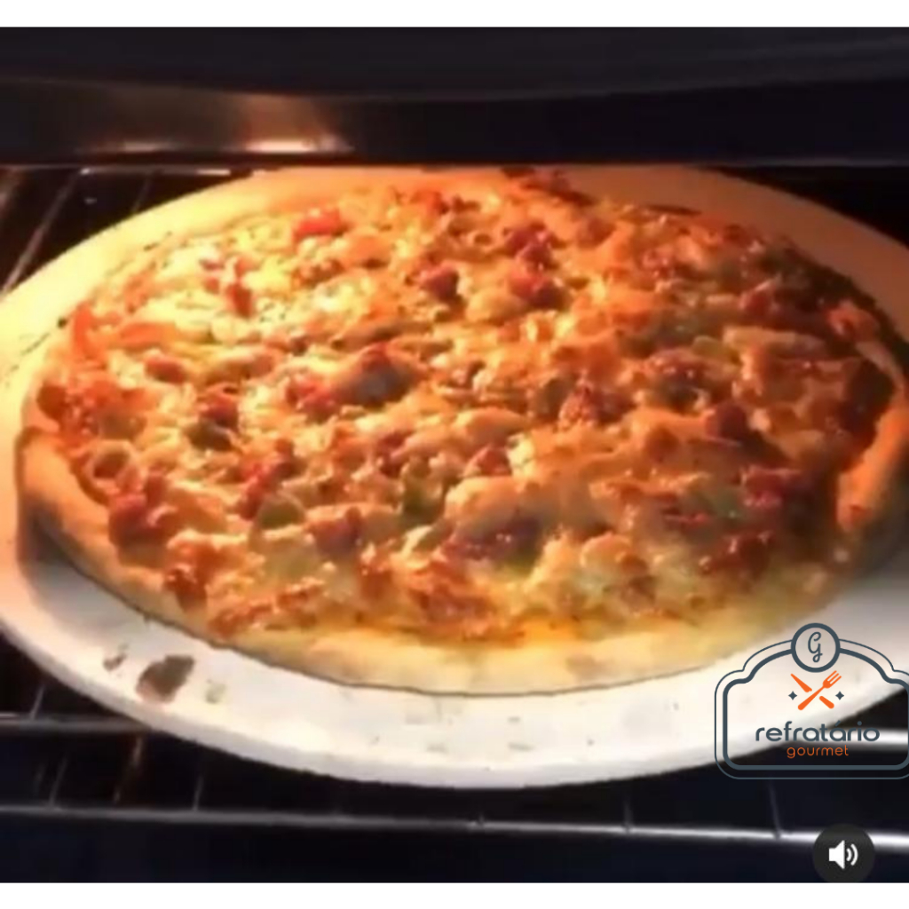 Pedra Refratária para Pizza Redonda 45 cm - Cordierita