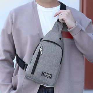 Bolsa de Ombro Masculina Anti-Roubo Carregador Usb Mensageiro