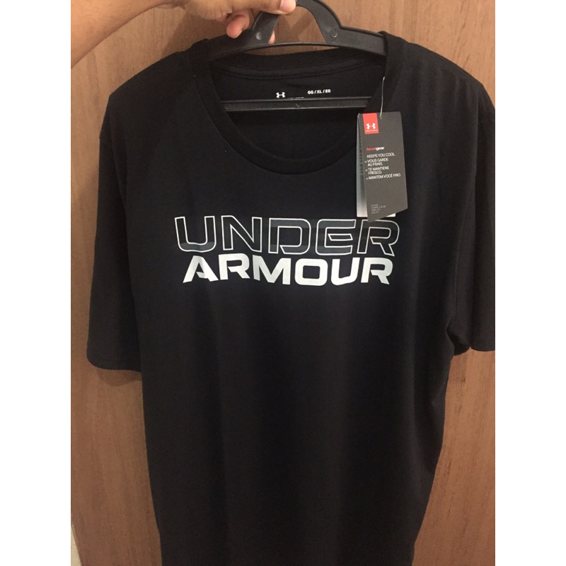 Camiseta Under Armour de Compressão HG Armour Comp LS Masculina - Marinho