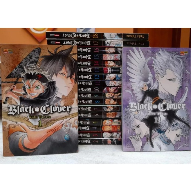 Manga Black Clover Complete sua coleção 1 ao 30 PANINI volumes Avulsos volumes 6 7 8 9 10 11 e 12