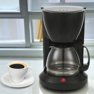 Mini Cafeteira Doméstica Semi Automática com Jarra e Filtro