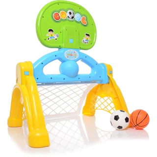 Futebol e Basquete centro esportivo 2 em 1 brinquedo Maral