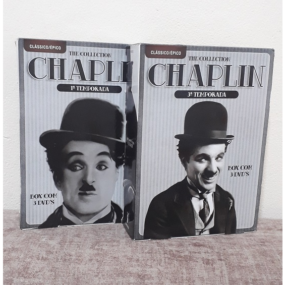 Box DVD The Collection Chaplin - Temporada 1 e 3 | Shopee Brasil