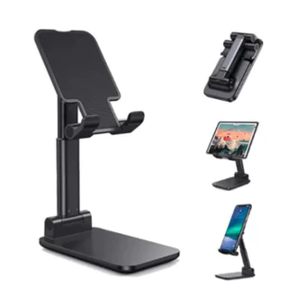 Suporte Para Celular e Tablet Dobrável Ajustável Apoio Mesa