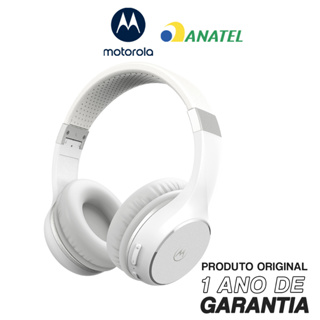 Fone de Ouvido Bluetooth Motorola Moto XT 220, Som HD e Microfone - Branco