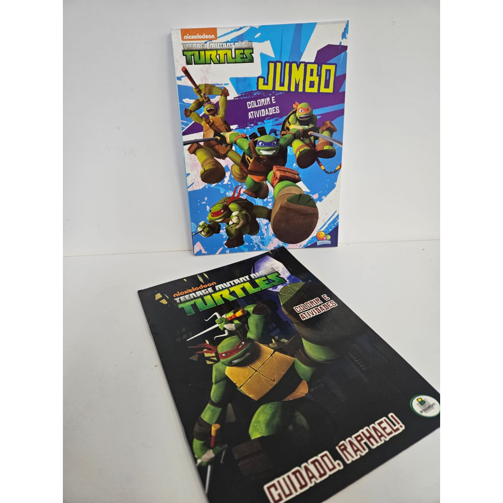 Livrinho de Colorir Tartarugas Ninjas!
