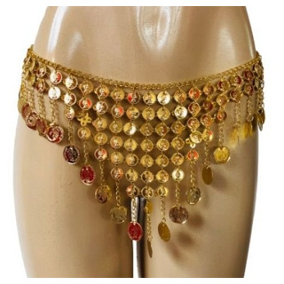 Silver & Gold Oval Coin & Fringe Egyptian Bra & Belt Belly Dance Costume   Roupa de dança do ventre, Roupas de dança, Trajes de dança do ventre