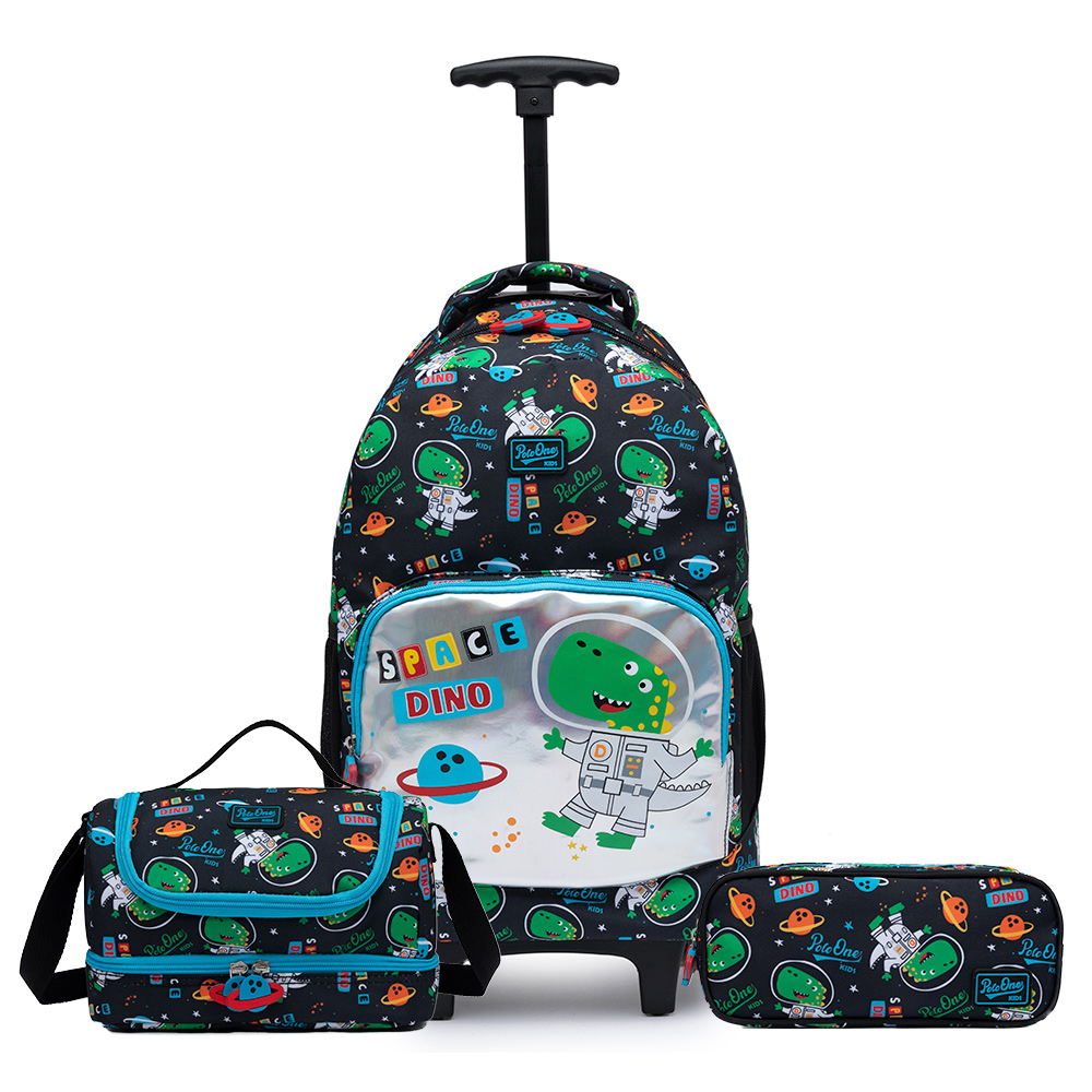 Kit Mochila Escolar Estojo Lancheira Térmica Infantil Menina você