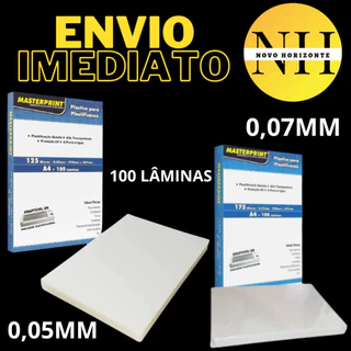 Polaseal A4 0.05 e 0.07 Plástico para plastificação Pouch Film com 100 lâminas