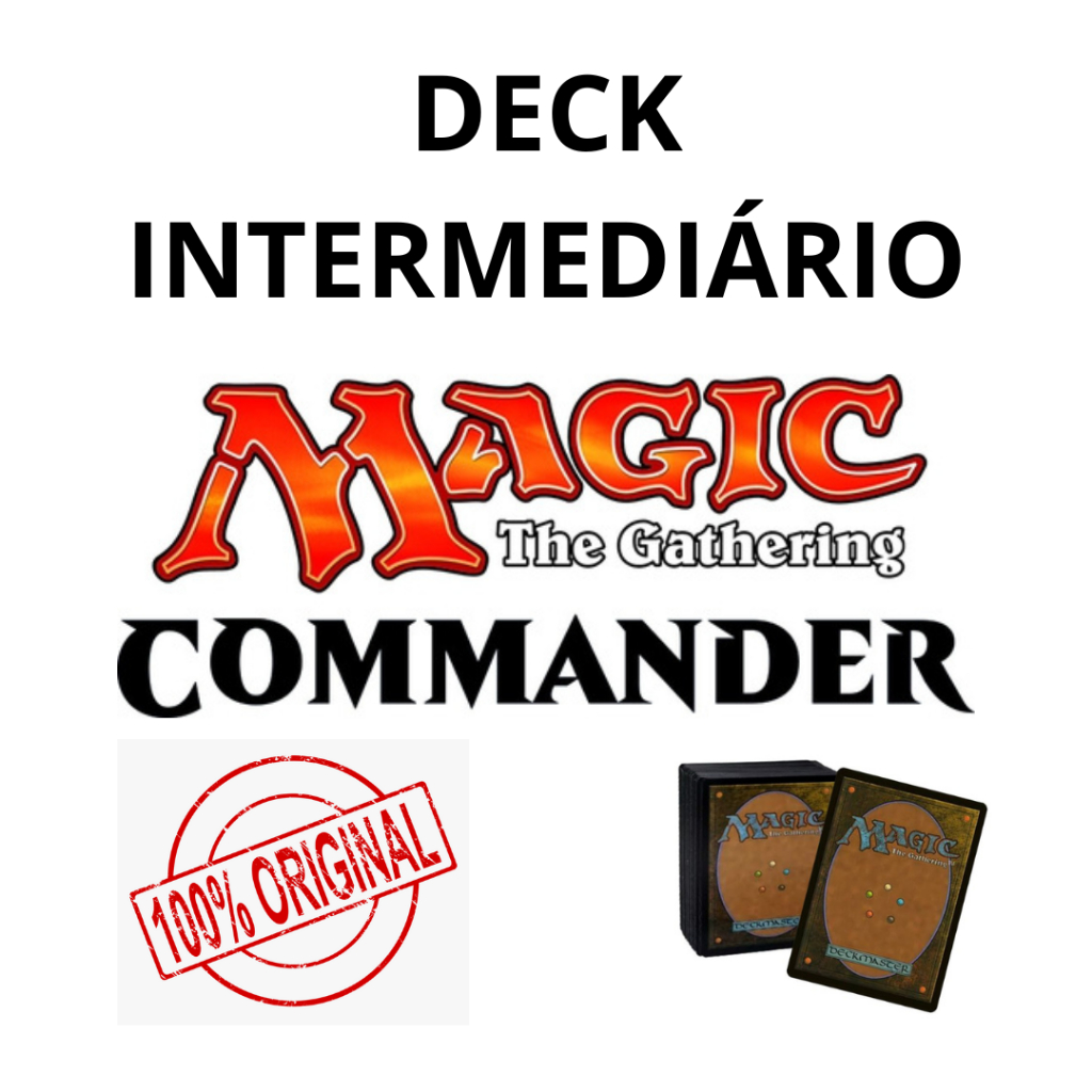 Deck Intermediário Commander Magic the Gathering - Sem Terrenos