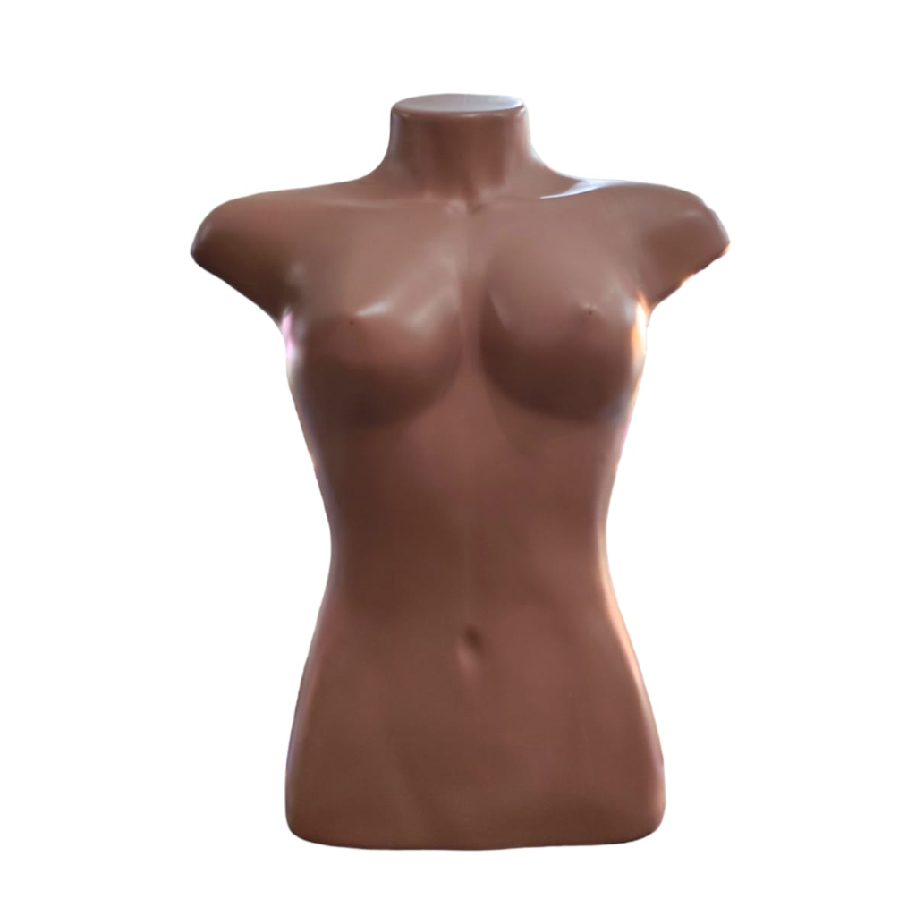 Manequim Busto Feminino Plastico Básico, Manequim busto em plástico, Expositor feminino