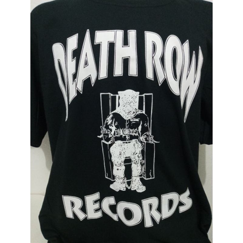 Camiseta Death Row Records Hip Hop Rappers Tupac Notorious Rap