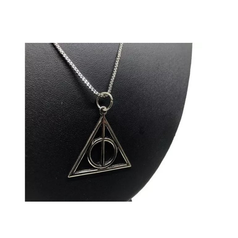 Corrente Aço Inox Harry Potter 70cm Relíquia Da Morte