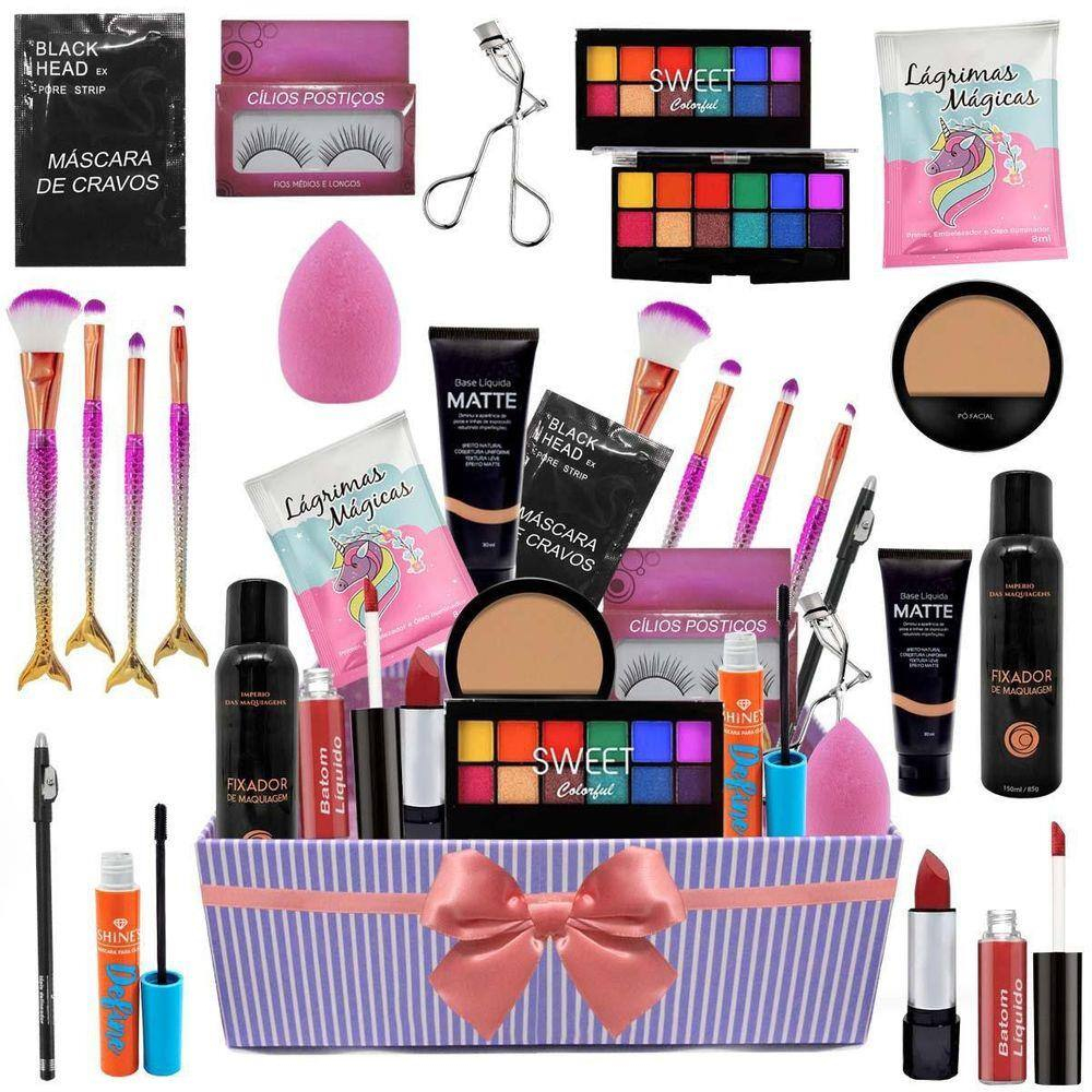 Kit de Maquiagem Completo Para Seu Dia Dia