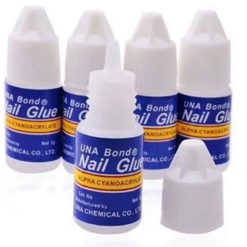 kit 5 Unidades Cola Para Unhas Postiças Nail Glue 3g | Shopee Brasil