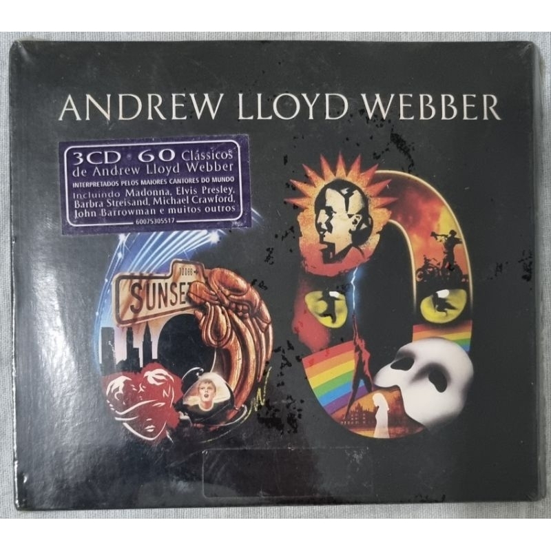 CD Andrew Lloyd-Webber - 3 cds (lacrado) | Shopee Brasil