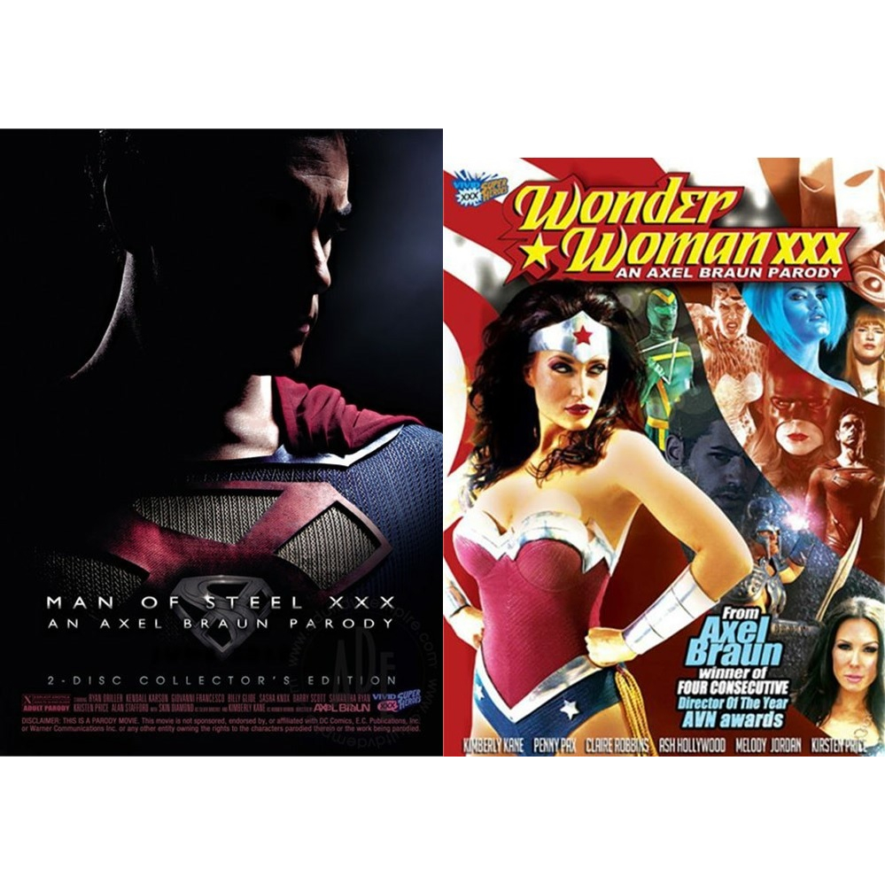 Mulher Maravilha + Superman XXX PORNO 2 FILMES