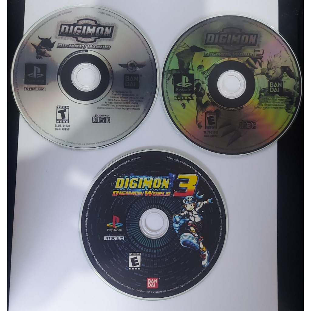 Digimon World 1,2,3 ps1