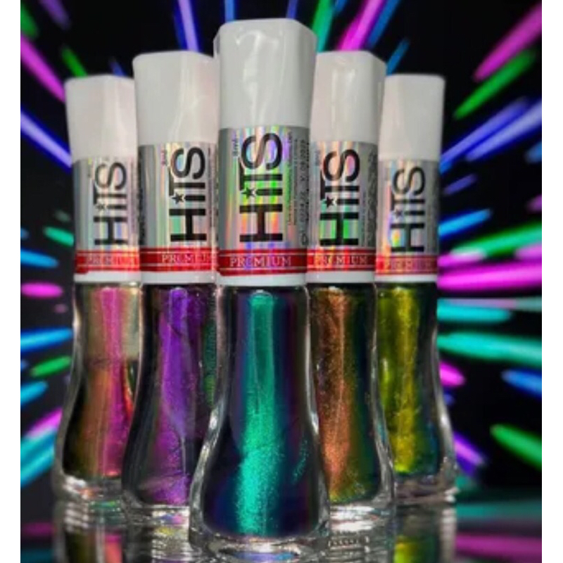 Kit de Esmaltes Hits Multichrome | Shopee Brasil