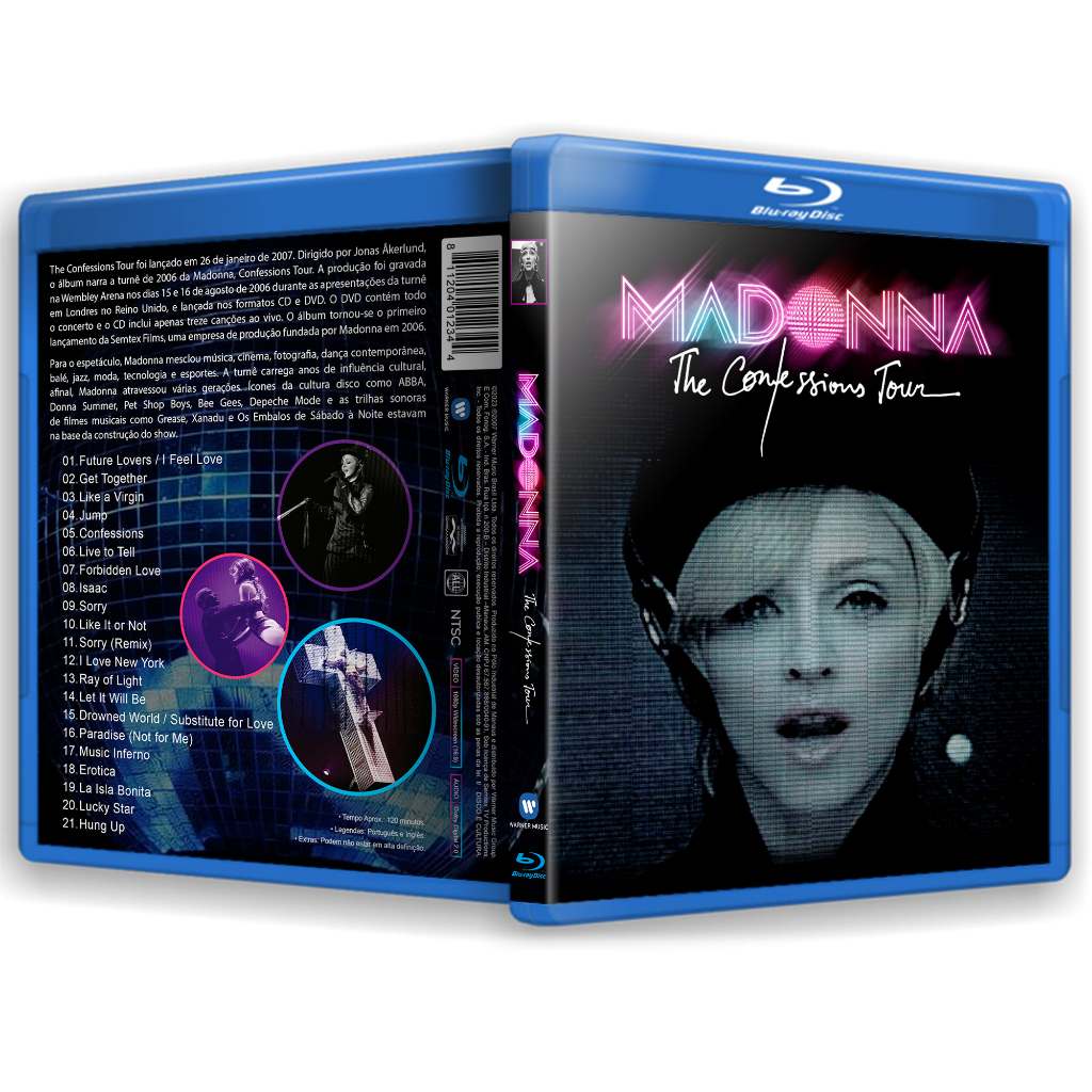 Blu-ray + DVD Madonna - The Confessions Tour LEGENDADO | Shopee Brasil