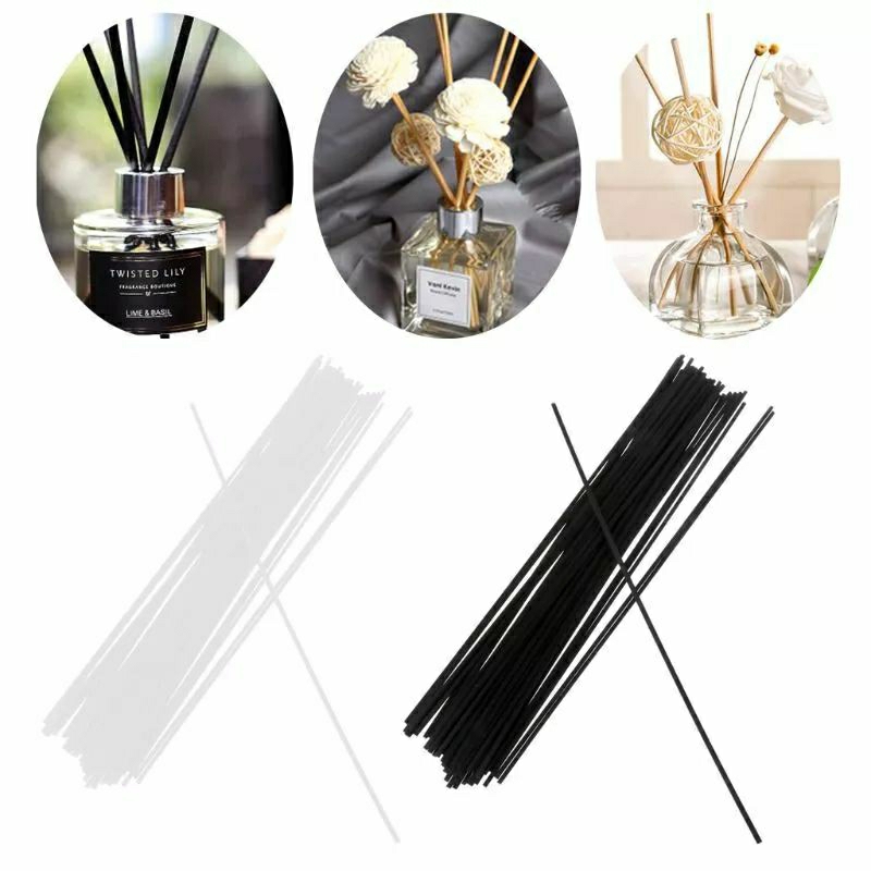 30 pezzi bastoncini di canna in rattan 23 cm diffusore di fibra