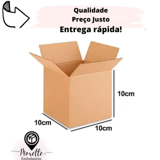 PROMOÇÃO 100 CAIXAS DE PAPELÃO 10X10X10