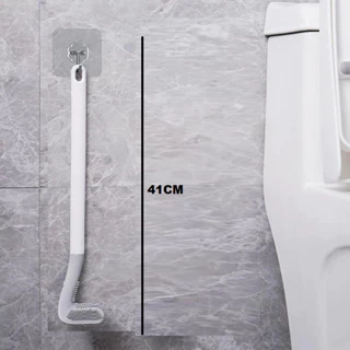 OFERTA Escova Escovas Limpa Privada Sanitária 41X7,1X5CM Golfe Vaso De Silicone Durável Escova Multicolorido em Oferta na Shopee