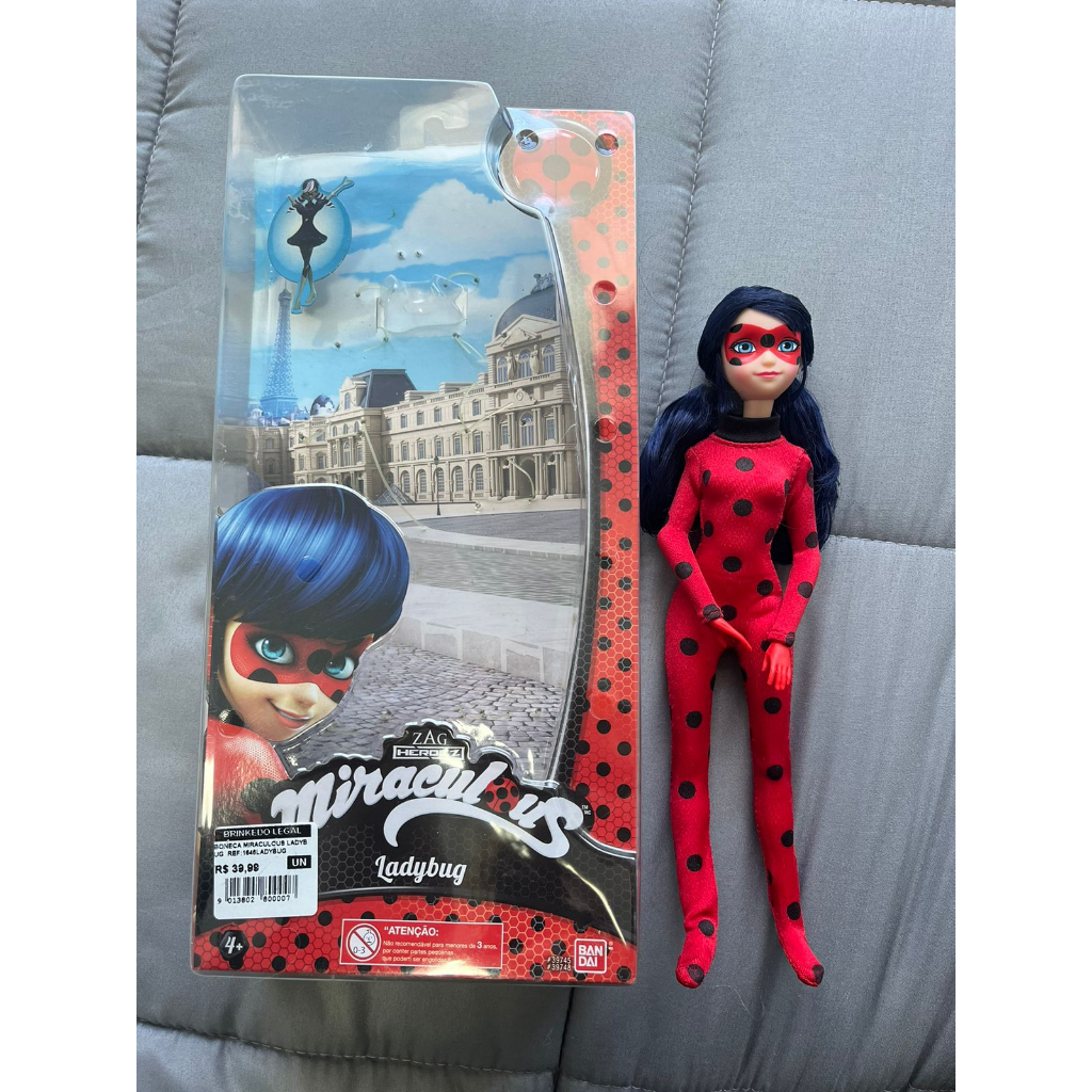 Novos Bonecos Ladybug e Cat Noir! Miraculous! Dolls Muñeca Desenho  Português Br 