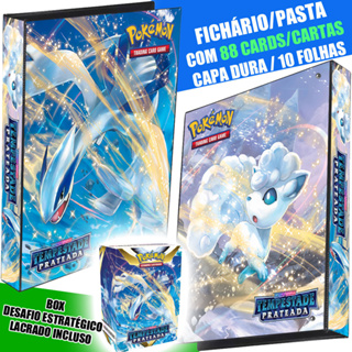 Pasta Fichário Álbum Pokémon Escarlate e Violeta Koraidon e Miraidon 4  Argolas Capa Dura + 10 folhas para cards cartas no Shoptime