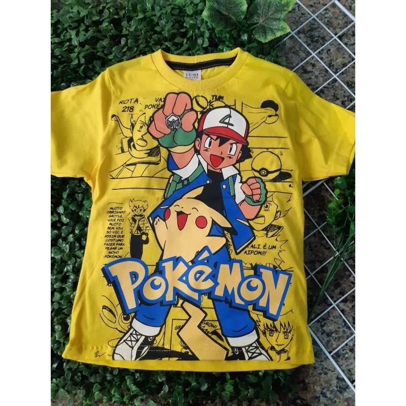 Camiseta Pokemon Mewtwo Festa Infantil Adulo Personalizada