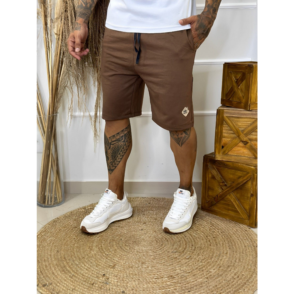 Short Bermuda Moletom Masculino Mauricinho Verão