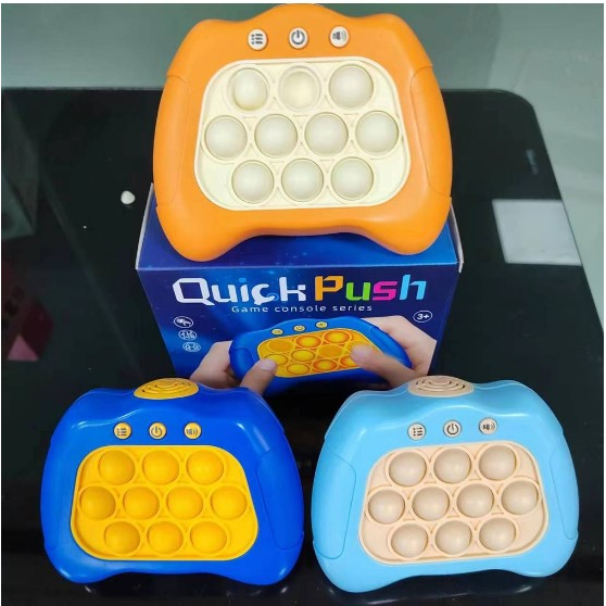 Brinquedos Educativos Máquina De Jogo De Velocidade Eletrônica Push Game Machine Console Pop-It Nova Descompressão Puzzle