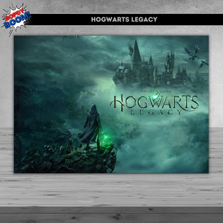 Hogwarts Legacy Placa decorativa mdf quadro decoração parede presente Jogos / Games / Setup Gamer