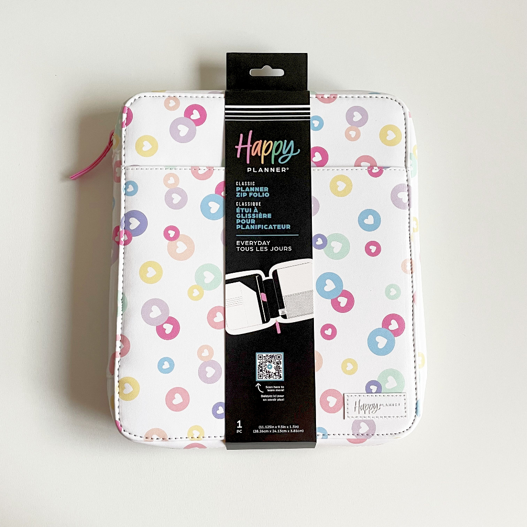 Capa Classic Zip Folio Happy Brights The Happy Planner Shopee Brasil