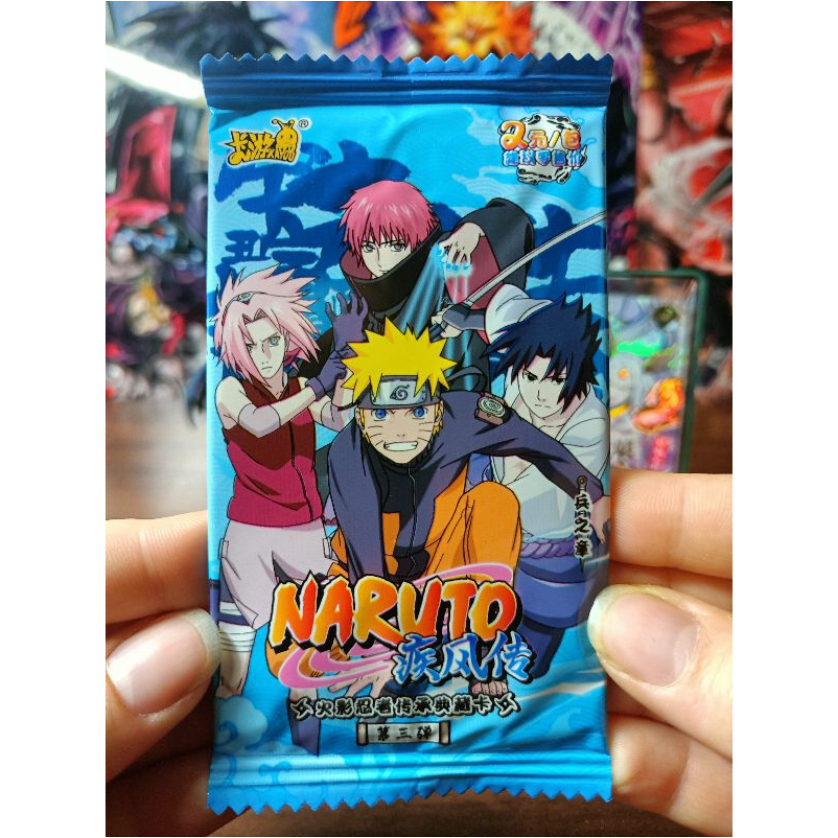 Pacote de Cartas/Figurinhas/cards Naruto Oficial - Pacote Nivel 2 Temporada 3