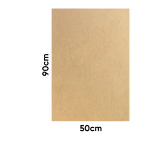 Chapa Mdf Cru 3mm Placa 50x90 cm - 1 unidade