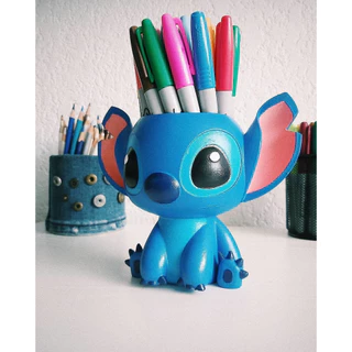 Porta Caneta Stitch Decoração de Mesa