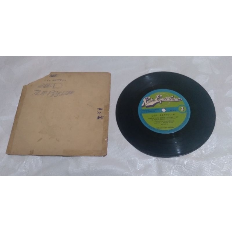 MINI LP LED ZEPPELIN 1976 - ROCK ESPETACULAR (SEM A CAPA ORIGINAL)