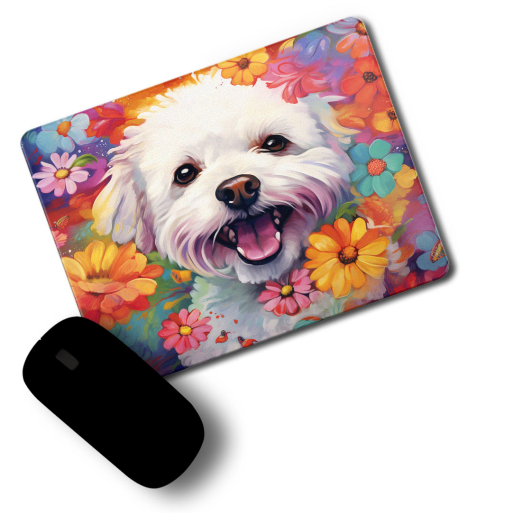 Mouse pad redondo, filhote Golden Retriever cachorro no mouse pad para  jogos de animais de estimação jovens