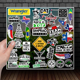 Kit Adesivos Agro Country Tereré - M10 - rustico bruto roça pecuaria agronomia