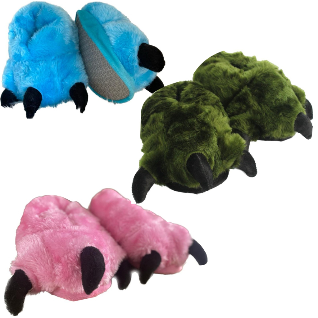 Pantufa Garra Monstro Rosa , Azul ou Stit