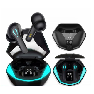 Fone De Ouvido Bluetooth Gamer V5.3  Tws FN-B23 A LED Intra e Microfone