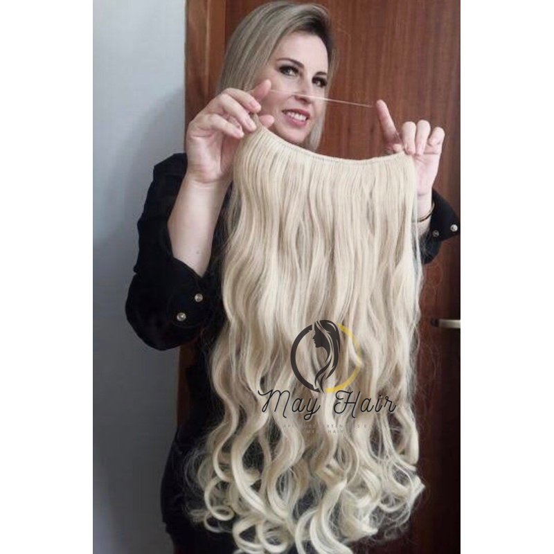 Aplique Mega Hair 9.7 puro Ondulado - Use Miá Beauty