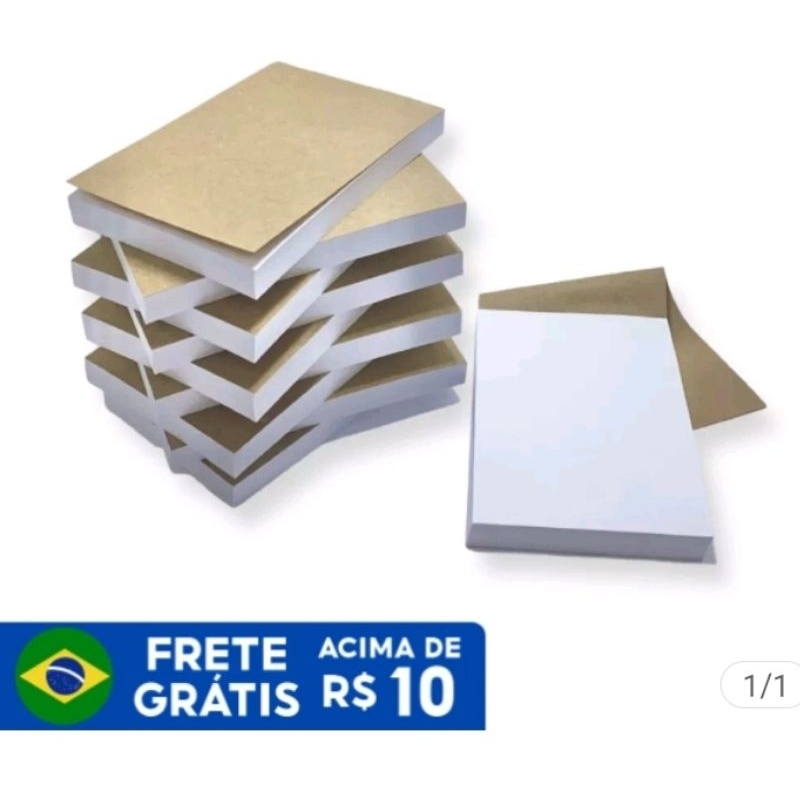 100 Blocos De Rascunho 7x10cm Com 50 Folhas Shopee Brasil 0921