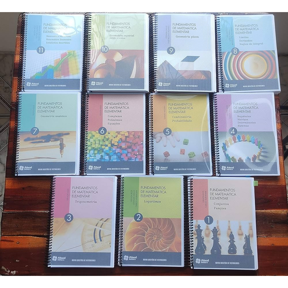 Coleção Completa Fundamentos de Matemática Elementar (Coloridos) + Resolução (No drive)