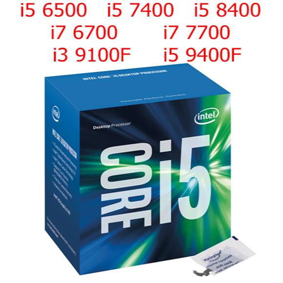 Processador Intel Core i3 9100F i5 6500 i5 7400 i5 8400 i5 9400F i7 6700 i7 7700 LGA1151 H110 B250 H310 6° 7° 8° 9° geração Intel upgrade pc gamer OEM