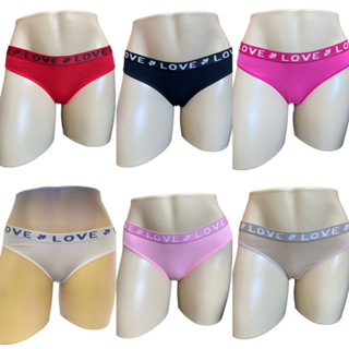 Kit 10 calcinhas tanga adulto algodão cotton com cós em elástico largo
