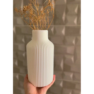 Vaso Cachepot para Decoração Estilo Nórdico Line Europeu - alta qualidade impressão 3D