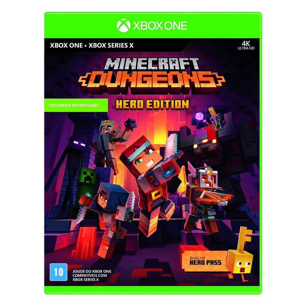 Minecraft Dungeons - Xbox One Mídia Física Lacrado