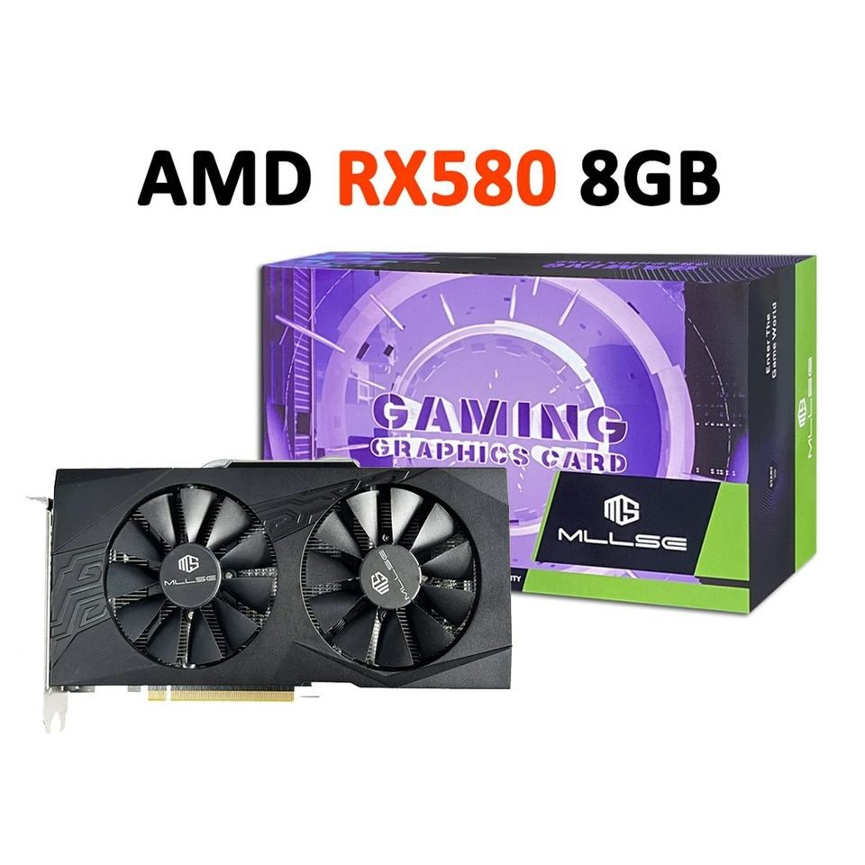 Placa De Vídeo Rx 580 8gb Original Com Nota Fiscal